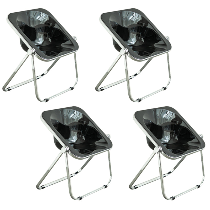 Vouwen Acryl-eetstoel stoel metalen frame binnenstoel binnen de outdoor