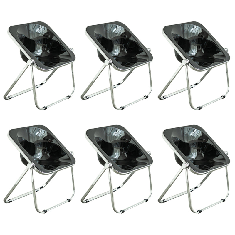 Vouwen Acryl-eetstoel stoel metalen frame binnenstoel binnen de outdoor