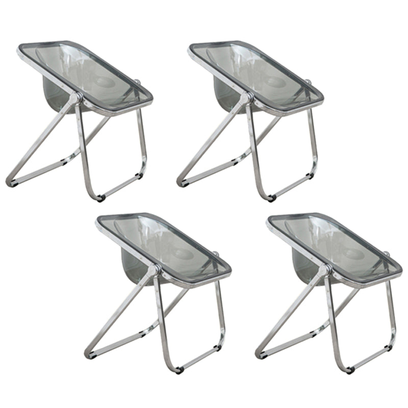 Vouwen Acryl-eetstoel stoel metalen frame binnenstoel binnen de outdoor