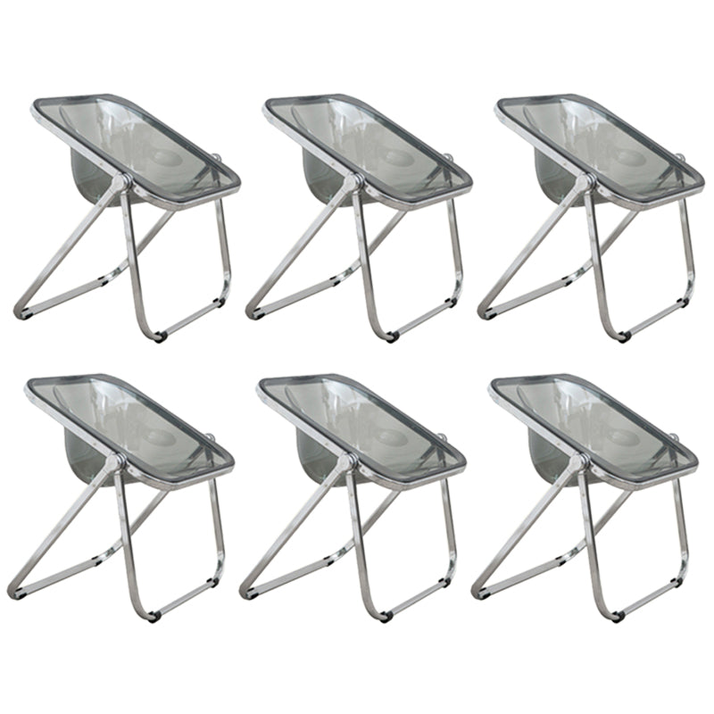 Vouwen Acryl-eetstoel stoel metalen frame binnenstoel binnen de outdoor