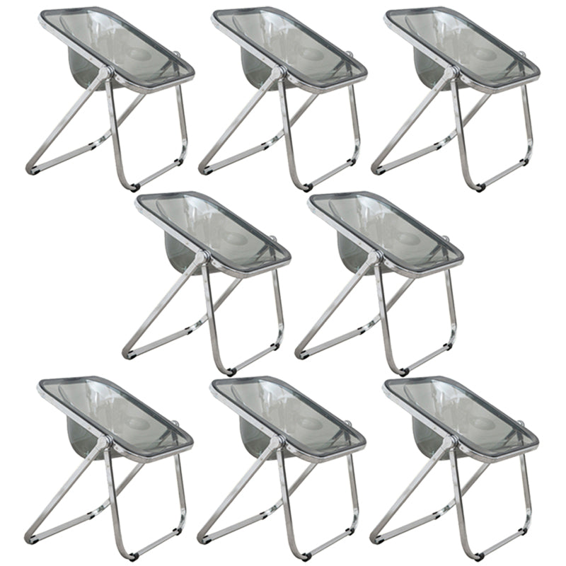 Vouwen Acryl-eetstoel stoel metalen frame binnenstoel binnen de outdoor