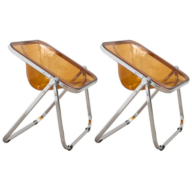 Vouwen Acryl-eetstoel stoel metalen frame binnenstoel binnen de outdoor