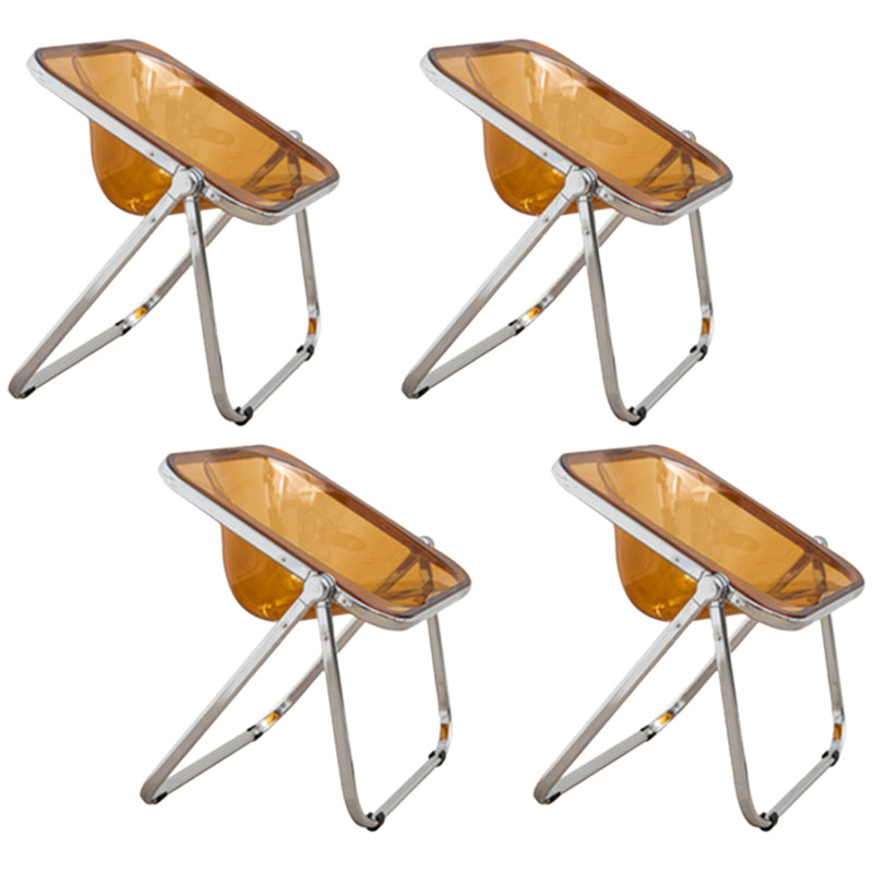 Vouwen Acryl-eetstoel stoel metalen frame binnenstoel binnen de outdoor