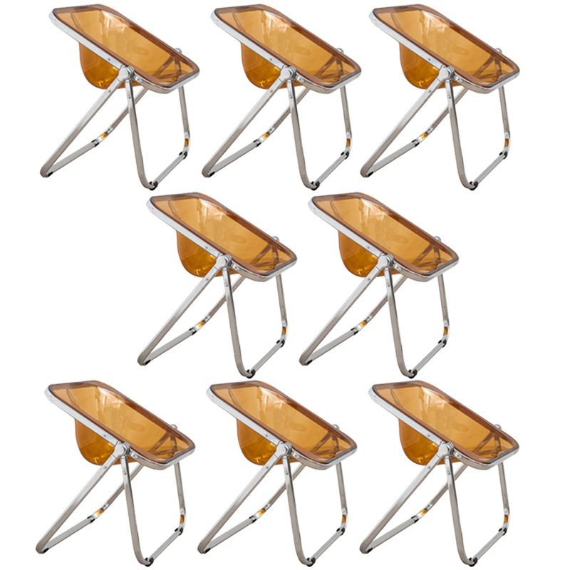 Vouwen Acryl-eetstoel stoel metalen frame binnenstoel binnen de outdoor