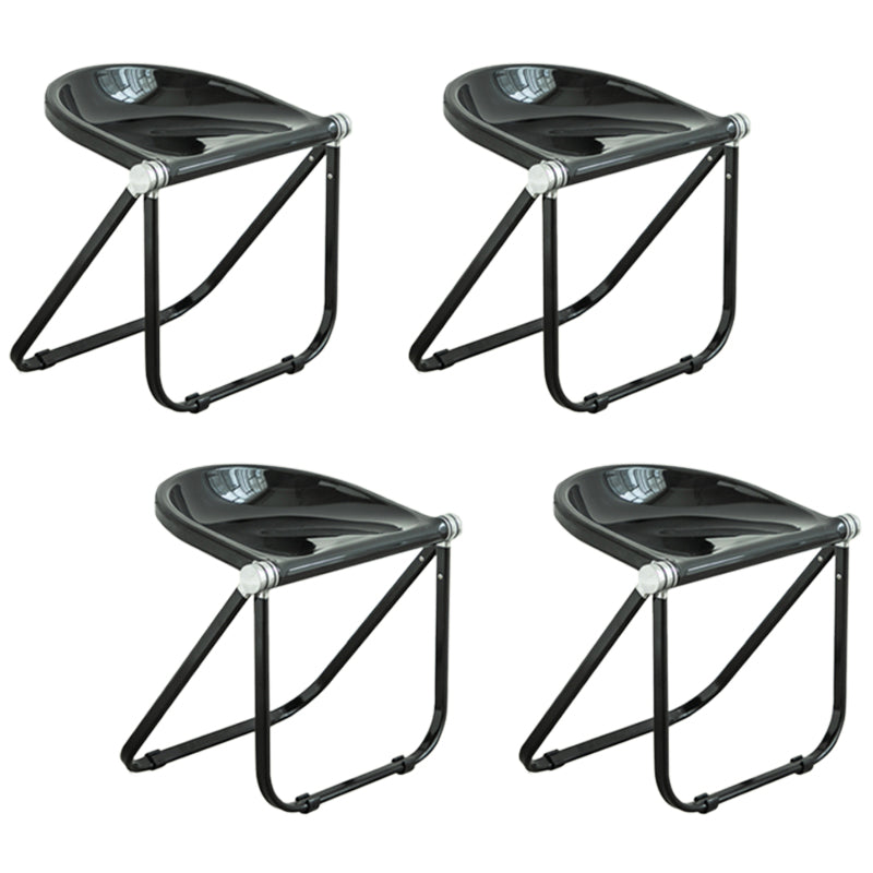 Vouwen Acryl-eetstoel stoel metalen frame binnenstoel binnen de outdoor