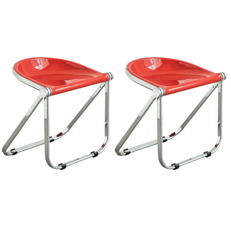 Vouwen Acryl-eetstoel stoel metalen frame binnenstoel binnen de outdoor