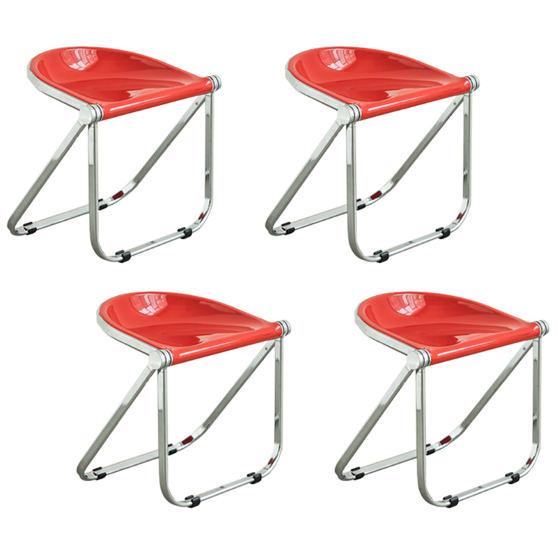 Vouwen Acryl-eetstoel stoel metalen frame binnenstoel binnen de outdoor