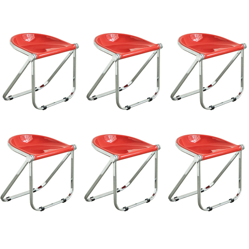 Vouwen Acryl-eetstoel stoel metalen frame binnenstoel binnen de outdoor