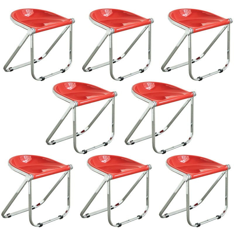 Vouwen Acryl-eetstoel stoel metalen frame binnenstoel binnen de outdoor