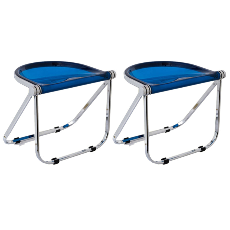 Vouwen Acryl-eetstoel stoel metalen frame binnenstoel binnen de outdoor