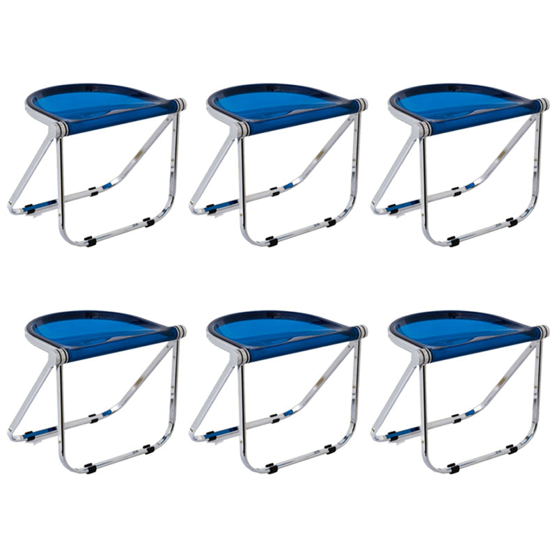 Vouwen Acryl-eetstoel stoel metalen frame binnenstoel binnen de outdoor