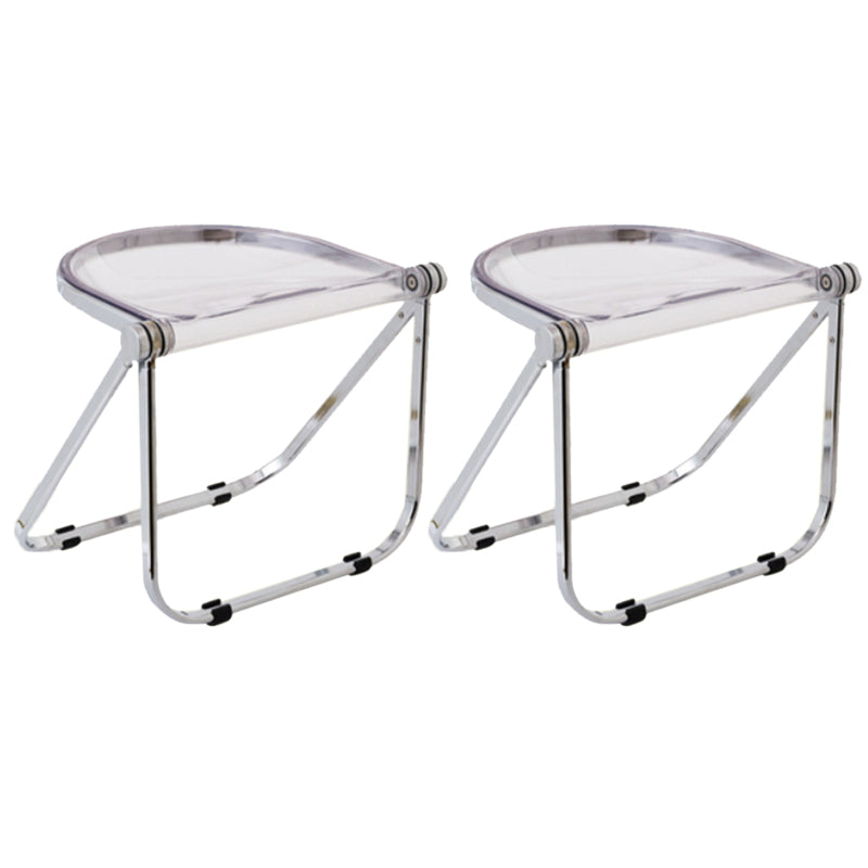 Vouwen Acryl-eetstoel stoel metalen frame binnenstoel binnen de outdoor