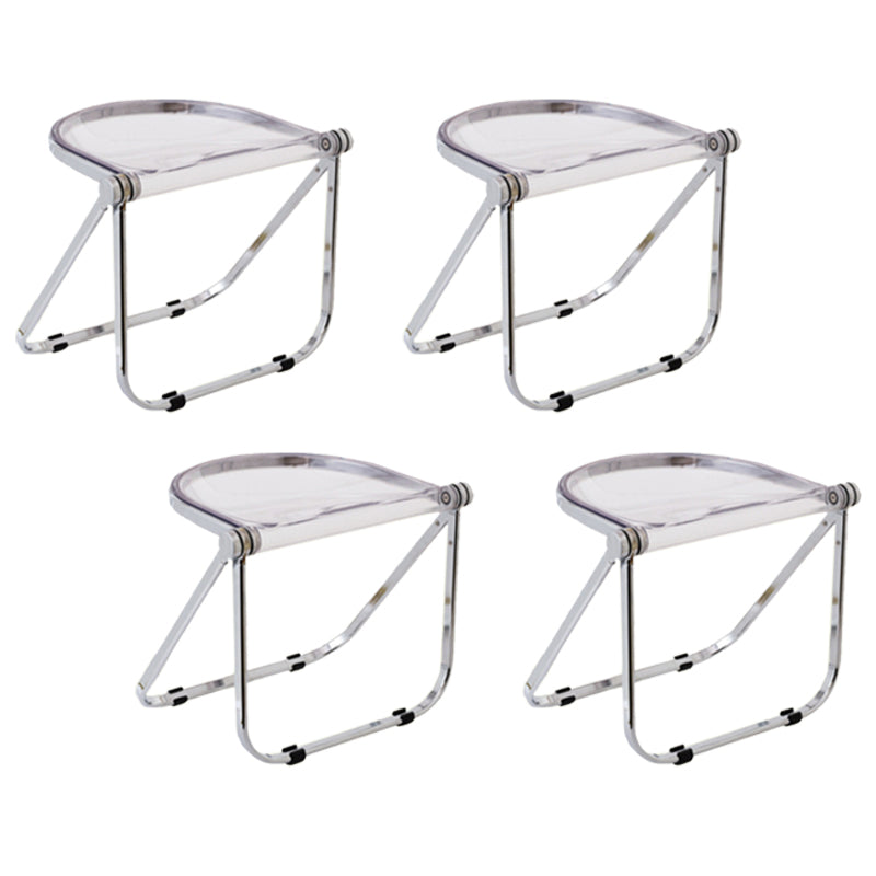 Vouwen Acryl-eetstoel stoel metalen frame binnenstoel binnen de outdoor