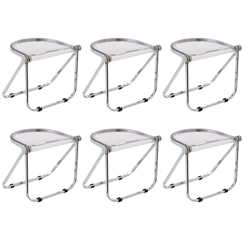 Vouwen Acryl-eetstoel stoel metalen frame binnenstoel binnen de outdoor