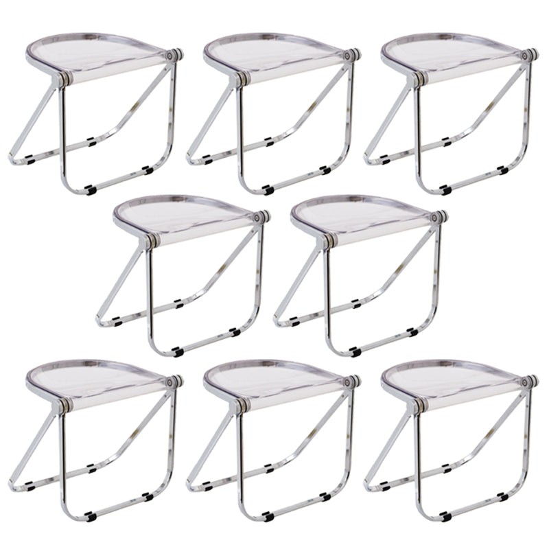 Vouwen Acryl-eetstoel stoel metalen frame binnenstoel binnen de outdoor