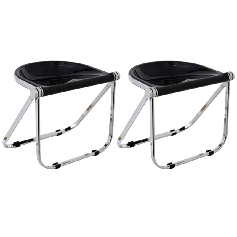 Vouwen Acryl-eetstoel stoel metalen frame binnenstoel binnen de outdoor