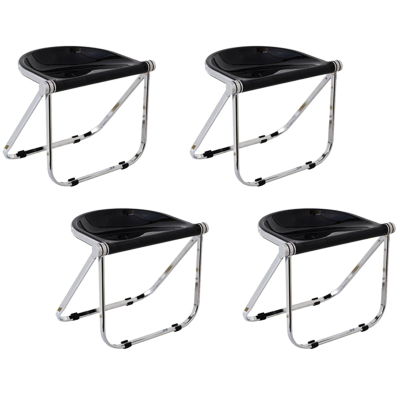 Vouwen Acryl-eetstoel stoel metalen frame binnenstoel binnen de outdoor