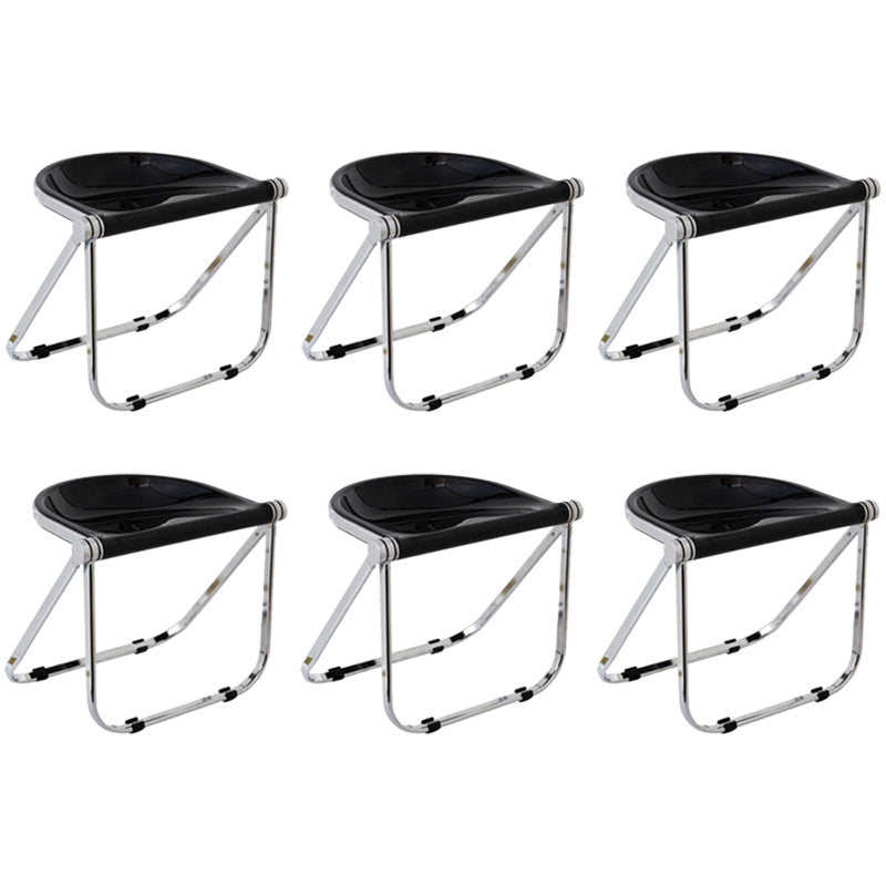 Vouwen Acryl-eetstoel stoel metalen frame binnenstoel binnen de outdoor