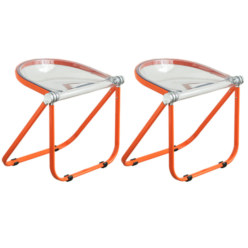 Vouwen Acryl-eetstoel stoel metalen frame binnenstoel binnen de outdoor