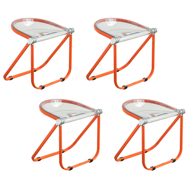Vouwen Acryl-eetstoel stoel metalen frame binnenstoel binnen de outdoor