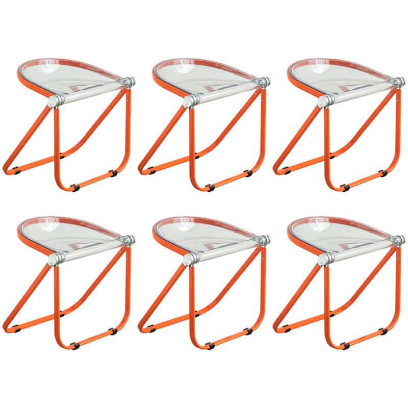 Vouwen Acryl-eetstoel stoel metalen frame binnenstoel binnen de outdoor