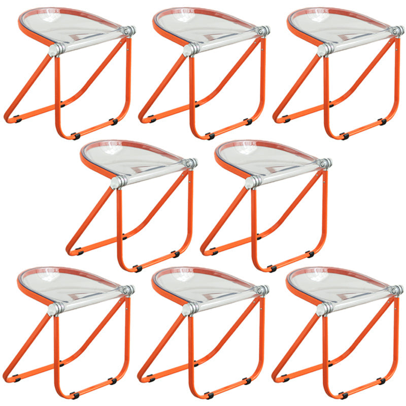 Vouwen Acryl-eetstoel stoel metalen frame binnenstoel binnen de outdoor