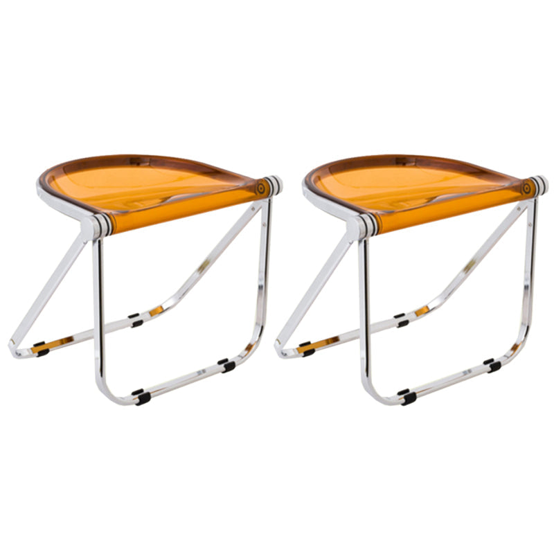 Vouwen Acryl-eetstoel stoel metalen frame binnenstoel binnen de outdoor