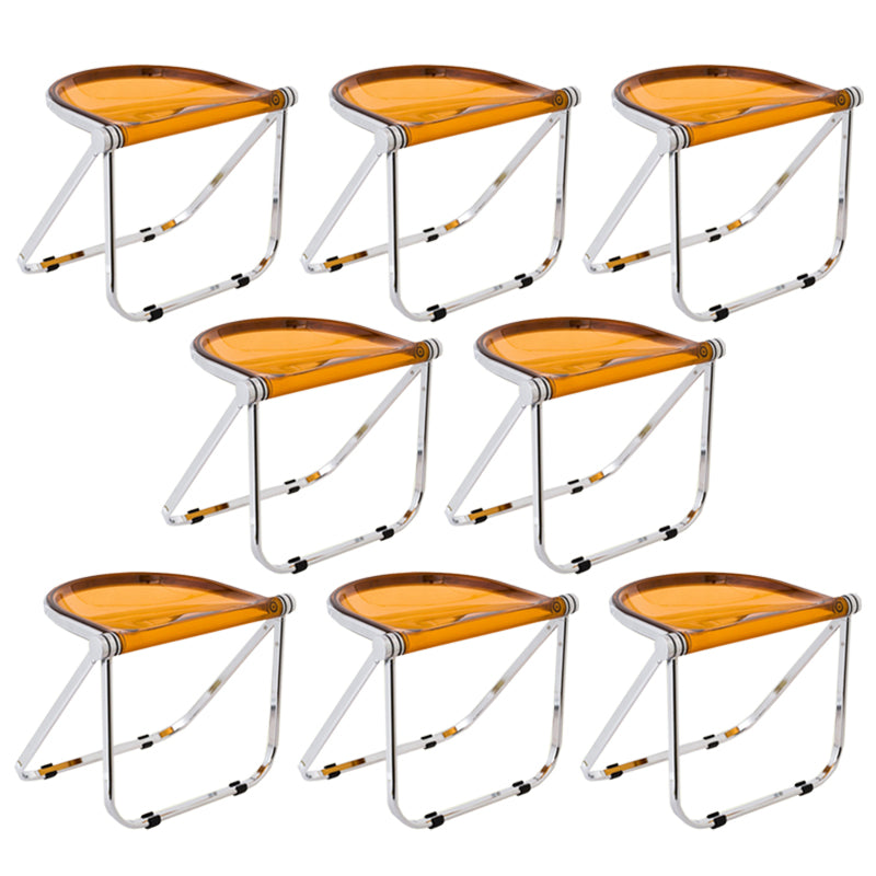 Vouwen Acryl-eetstoel stoel metalen frame binnenstoel binnen de outdoor