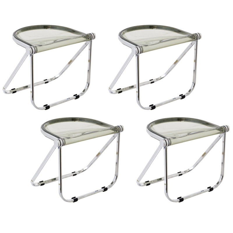 Vouwen Acryl-eetstoel stoel metalen frame binnenstoel binnen de outdoor