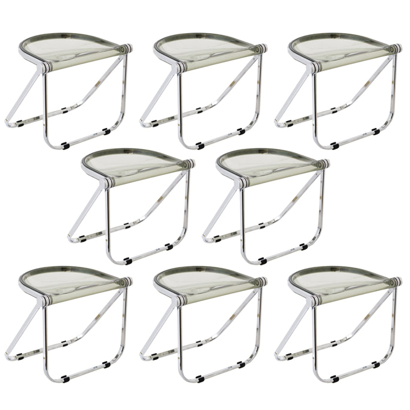 Vouwen Acryl-eetstoel stoel metalen frame binnenstoel binnen de outdoor