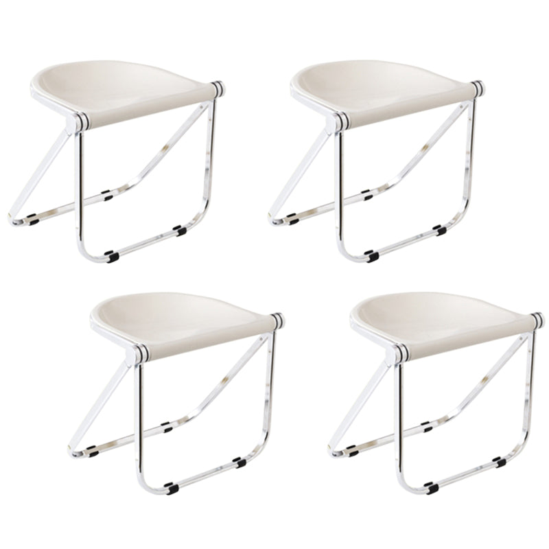 Vouwen Acryl-eetstoel stoel metalen frame binnenstoel binnen de outdoor