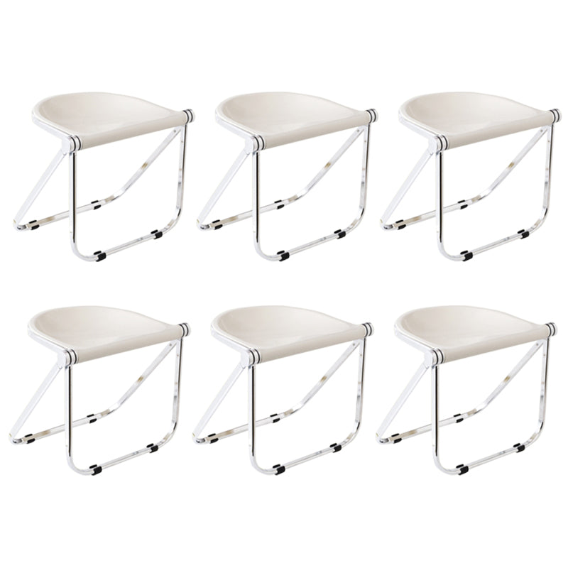 Vouwen Acryl-eetstoel stoel metalen frame binnenstoel binnen de outdoor