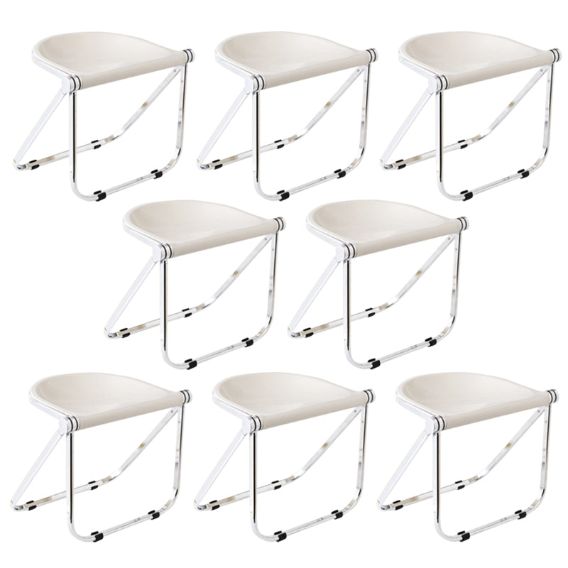 Vouwen Acryl-eetstoel stoel metalen frame binnenstoel binnen de outdoor