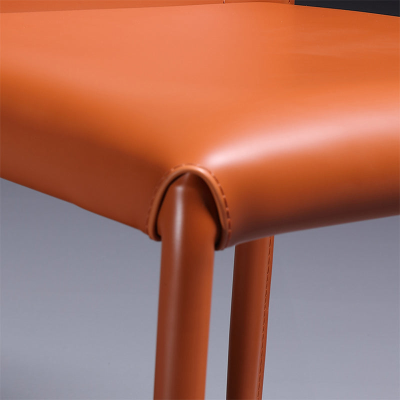 Contemporary Side Chair Wingback Metal Dining Chair for Indoor Clearhalo 'Dining Chairs' 'Dining Tables & Seating' 'dining_chair' 'furn' 'furn_dining_chair' 'Furniture' 'Kitchen & Dining Furniture' 7578074