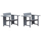 Modern Arm Chair Solid Wood Open Back Guest Chair for Dining Room
