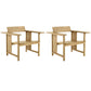 Modern Arm Chair Solid Wood Open Back Guest Chair for Dining Room
