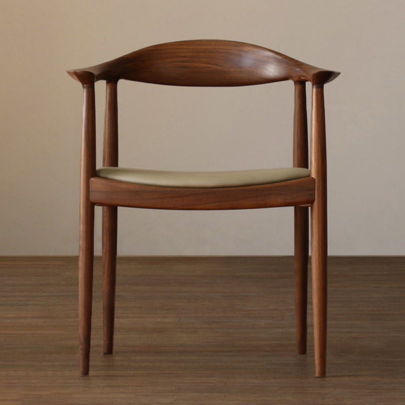 Zeitgenössischer Stil Armstuhl Holz offener Esstühle für Küche