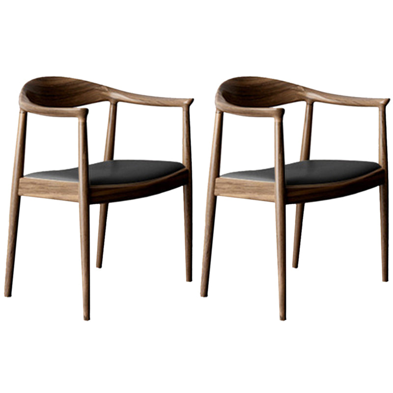 Zeitgenössischer Stil Armstuhl Holz offener Esstühle für Küche