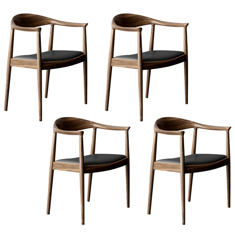 Zeitgenössischer Stil Armstuhl Holz offener Esstühle für Küche