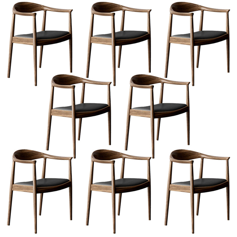 Zeitgenössischer Stil Armstuhl Holz offener Esstühle für Küche