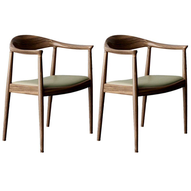 Zeitgenössischer Stil Armstuhl Holz offener Esstühle für Küche