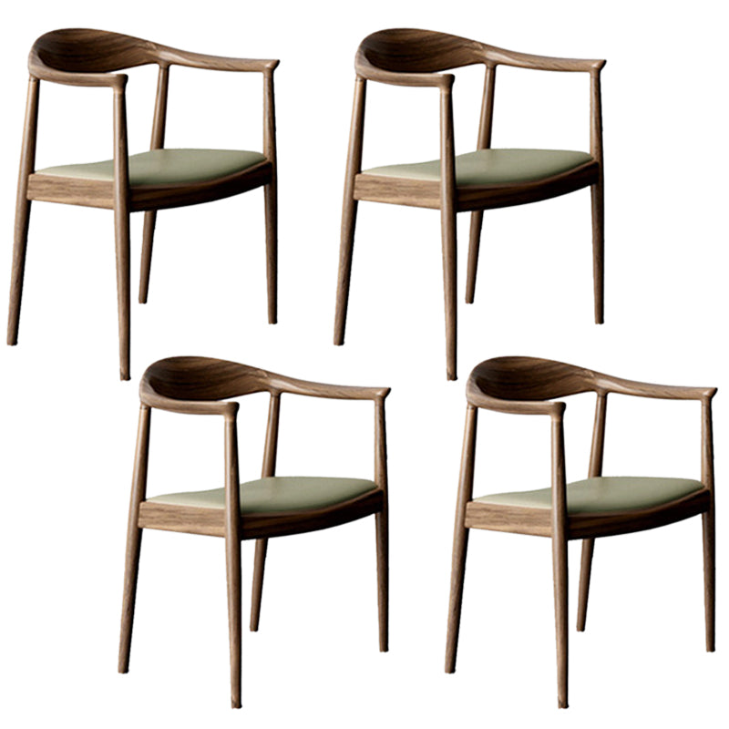 Zeitgenössischer Stil Armstuhl Holz offener Esstühle für Küche