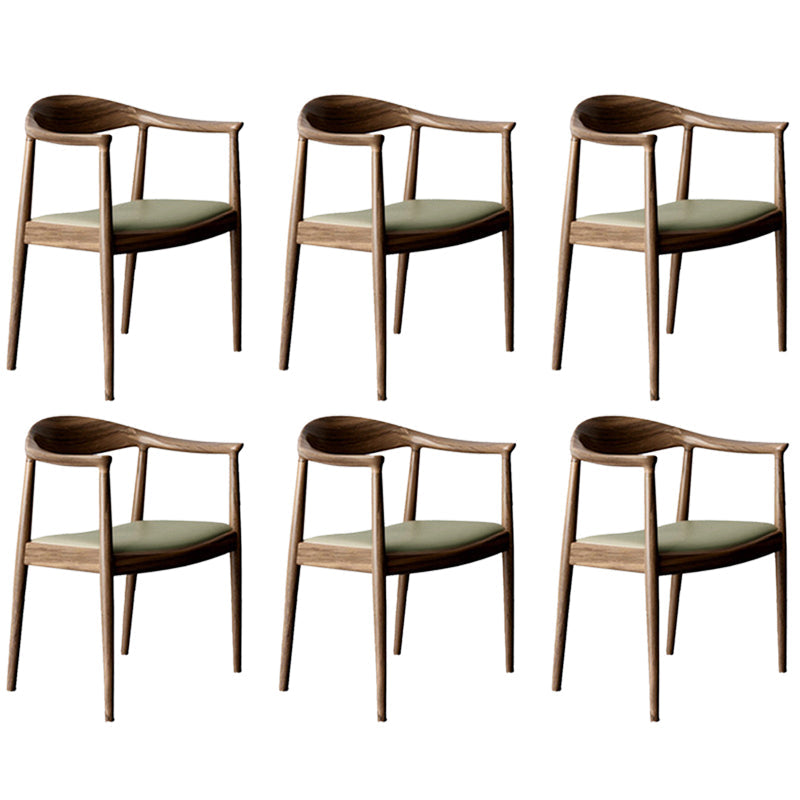 Zeitgenössischer Stil Armstuhl Holz offener Esstühle für Küche