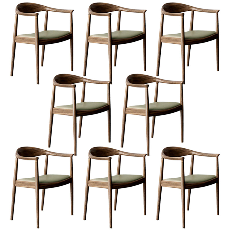 Zeitgenössischer Stil Armstuhl Holz offener Esstühle für Küche