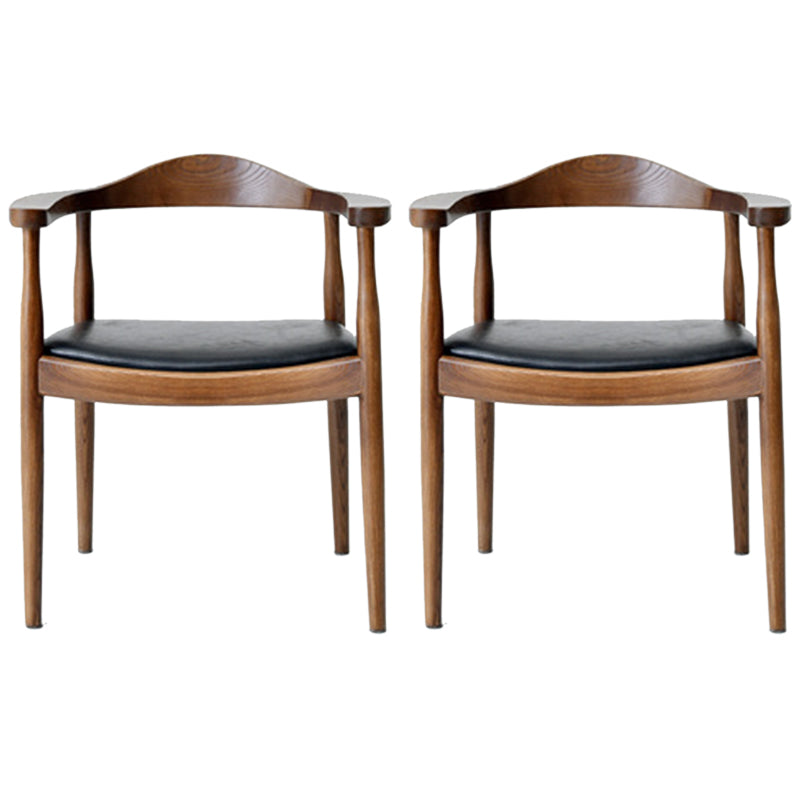 Zeitgenössischer Stil Armstuhl Holz offener Esstühle für Küche