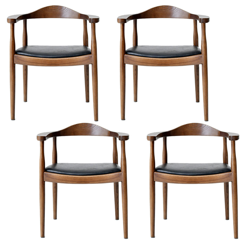 Zeitgenössischer Stil Armstuhl Holz offener Esstühle für Küche