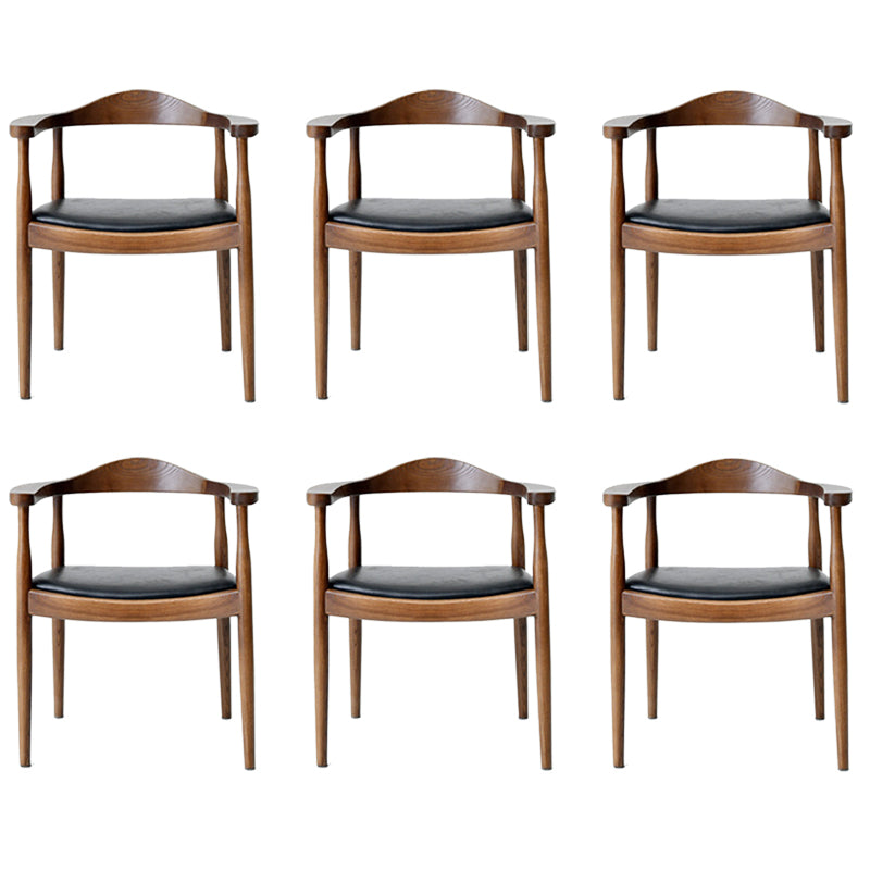 Zeitgenössischer Stil Armstuhl Holz offener Esstühle für Küche