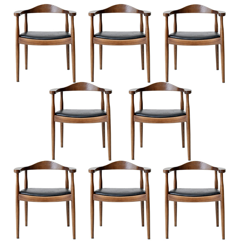 Zeitgenössischer Stil Armstuhl Holz offener Esstühle für Küche