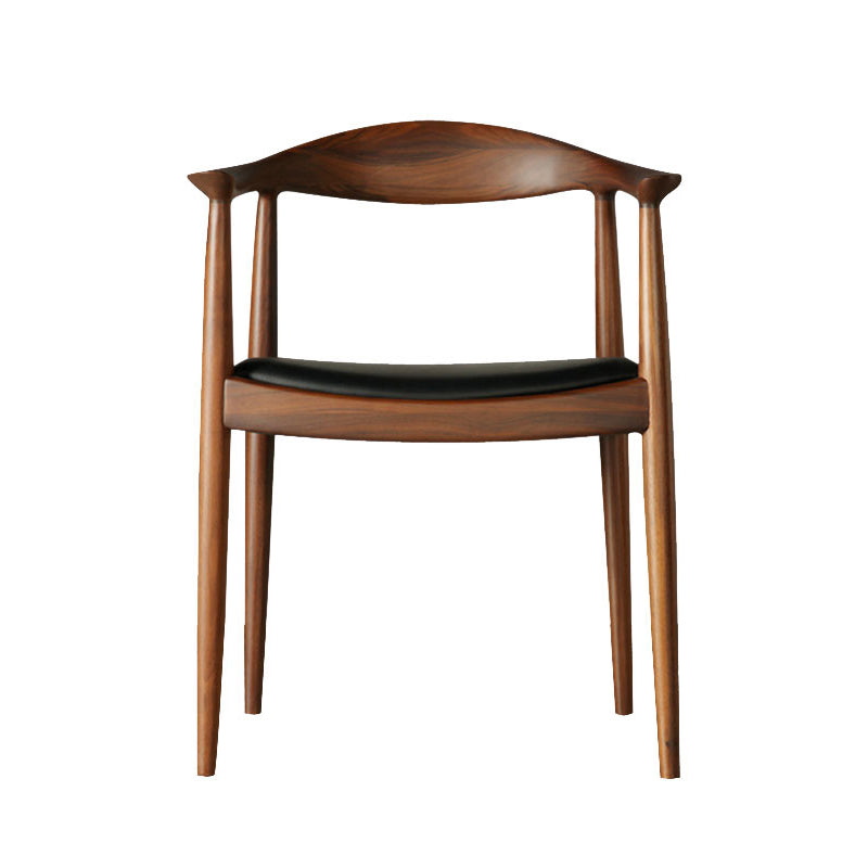 Zeitgenössischer Stil Armstuhl Holz offener Esstühle für Küche