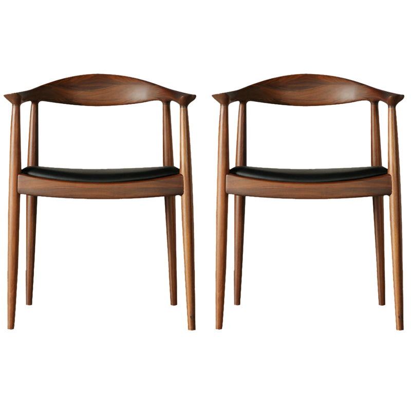 Zeitgenössischer Stil Armstuhl Holz offener Esstühle für Küche